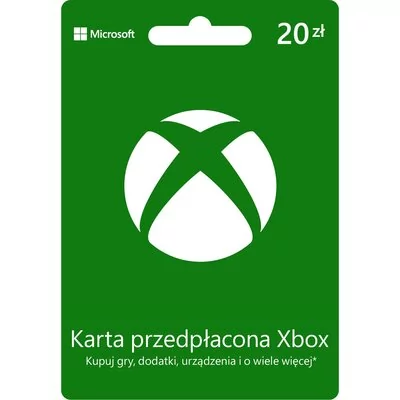 Microsoft Kod podarunkowy Xbox 20 PLN