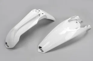 UFO PLAST Zestaw błotników biały Ktm EXC-F 350 2014-2016 - Części motocyklowe - miniaturka - grafika 1