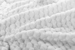 Koc 130 x 160 Flanelowy Design Cindy6 Biały - Koce - miniaturka - grafika 4