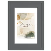 Ramki na zdjęcia - Ramka GRADO M9 15 x 21 cm szary - miniaturka - grafika 1