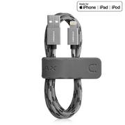  Momax Elite link - Kabel połączeniowy USB do Lightning MFi + elastyczny stojak, 2.4 A, 1 m (Grey)