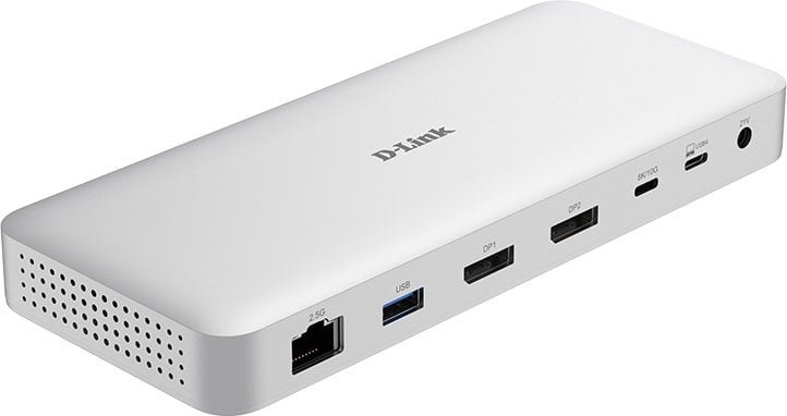 Stacja/replikator D-Link DUF-901/E stacja dokująca Przewodowa USB4 Szary