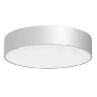 Lampy sufitowe - Sypialniany plafon Sengo 1249 Shilo okrągły metalowy biały - miniaturka - grafika 1