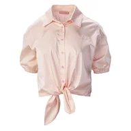 Koszule damskie - Damska Koszula GUESS SS BOWED JUNE SHIRTS W3GH71WE2Q0-G65T – Różowy - miniaturka - grafika 1