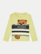 Bluzki damskie - Guess Bluzka N4BI24 I3Z13 Żółty Regular Fit - miniaturka - grafika 1