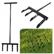 Wertykulatory i aeratory - Aerator Rurkowy Ręczny Widły Do Trawnika Napowietrzanie Solidny - miniaturka - grafika 1