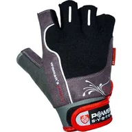 Rękawice do ćwiczeń - Rękawice fitness Power System  Fitness Rukavice Womans Power Černé XL - miniaturka - grafika 1