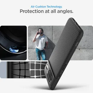 Etui GOOGLE PIXEL 8 Spigen Liquid Air Matte czarne - Etui i futerały do telefonów - miniaturka - grafika 13