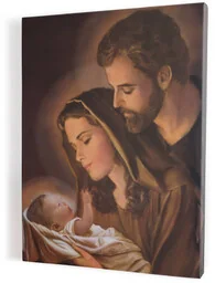 Święta Rodzina, obraz religijny na płótnie - Ikony i obrazy sakralne Święta Rodzina, obraz religijny na płótnie - Ikony i obrazy sakralne - miniaturka - grafika 1