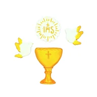 Dodatki do ciast w proszku - Zestaw Komunijny nr.2 Figurki Na Tort Na Komunię - miniaturka - grafika 1