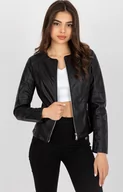 Kurtki damskie - Kurtka damska ramoneska czarna NM-KR-DA-0526.55, Kolor czarny, Rozmiar M, Merribel - Primodo.com - miniaturka - grafika 1