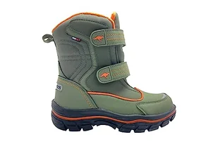 KangaROOS Męskie śniegowce K-Leno V RTX Military Green/Flame, 37 EU, Military Green Flame, 37 eu - Śniegowce damskie - miniaturka - grafika 1
