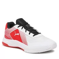 Baleriny - Buty Puma - Varion Jr 106585 07 Puma White/Blk/High Risk Red - miniaturka - grafika 1