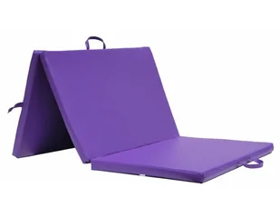 MR-03A materac rehabilitacyjny do ćwiczeń 3-częściowy 195x85x5cm składany - Stoły i łóżka do masażu - miniaturka - grafika 1