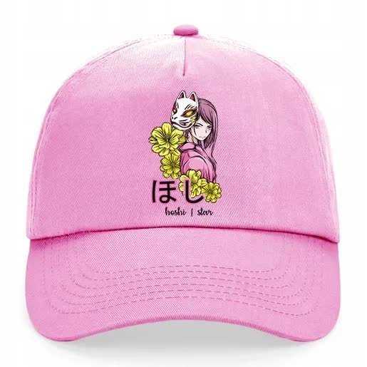 Czapka Daszek Róż Dla Fana Anime Manga STAR Wzory