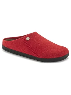 Birkenstock Skórzane chodaki "Zermatt Standard" w kolorze czerwonym - Klapki i japonki damskie - miniaturka - grafika 1