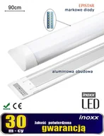 Świetlówki - LAMPA LINIOWA NATYNKOWA PANEL LED SLIM 90CM 30W 3000K CIEPŁA - miniaturka - grafika 1