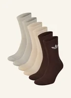 Skarpetki damskie - Adidas Originals Skarpety Trefoil Cushion Crew, 6 Par braun - miniaturka - grafika 1