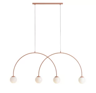 Lampa wisząca UNA 4 CORAL L 1116L11_L - Aldex - Lampy sufitowe - miniaturka - grafika 1