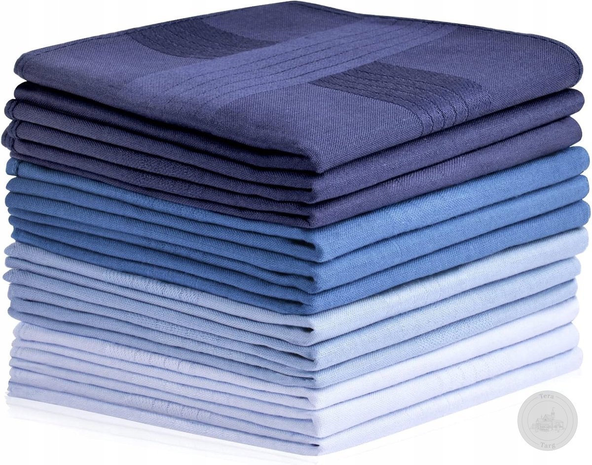 CHUSTECZKI MĘSKIE POSZETKI BAWEŁNIANE 12x GRANAT ELEGANCKIE 40x40 PROSTE