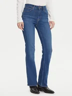 Spodnie damskie - Lee Jeansy Breese 112341971 Niebieski Bootcut Fit - miniaturka - grafika 1