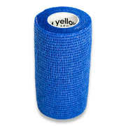 Apteczki i materiały opatrunkowe - yellowBAND Bandaż Kohezyjny 10cm x 4,5m Niebieski - miniaturka - grafika 1
