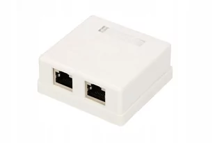 ExtraLink ExtraLink EXTRALINK 2XRJ45 CAT5E STP WALL MOUNT OUTLET EX.9649 - Wtyczki i adaptery - miniaturka - grafika 1