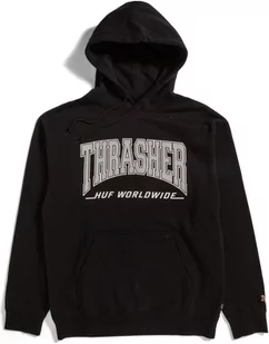 bluza męska HUF (THRASHER) BAYVIEW PO HOODIE Black - Bluzy męskie - miniaturka - grafika 1