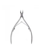 Akcesoria do paznokci - Solingen CLASSIC MANICURE - Cążki do skórek 2319, srebrne, podwójna sprężyna, ostrze 5 mm SOL000010 - miniaturka - grafika 1