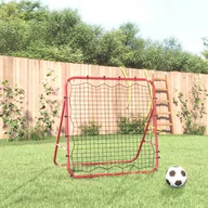 Piłka nożna - vidaXL Regulowany rebounder piłkarski, 96x80x96 cm, stali i PE - miniaturka - grafika 1