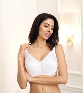 Biustonosz "SIMONA" soft (kolor BIAŁY, rozmiar 75E) - Biustonosze - miniaturka - grafika 1