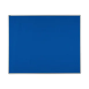 ekoTAB Tablica tekstylna ekoTAB w aluminiowej ramie, 150x120 cm, niebieska 535116 - Tablice i flipcharty - miniaturka - grafika 1