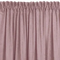 Zasłony - Zasłona MILANA kolor różowy styl klasyczny taśma smok transparentna 10 cm z grzywką 3 cm szenila 140x175 homede - CURT/HOM/MILAN - miniaturka - grafika 1