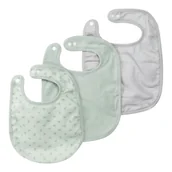 Śliniaki i fartuszki - Zielone śliniaki zestaw 3 szt. Lil Planet – Roba - miniaturka - grafika 1