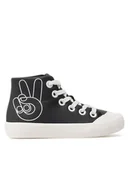 Buty dla chłopców - Reima Trampki Peace High-Top 5400092A Czarny - miniaturka - grafika 1