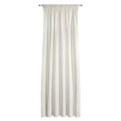 Zasłony - Eurofirany, Gotowa zasłona Villa na taśmie, 140x270 cm, Kremowy - miniaturka - grafika 1