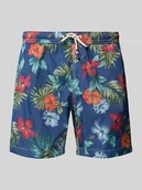 Kąpielówki męskie - Spodenki kąpielowe z elastycznym pasem - miniaturka - grafika 1