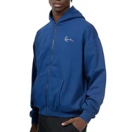 Bluzy męskie - Karl Kani bluza męska Chest Signature Essential Zip Hoodie 6022895 XL - miniaturka - grafika 1