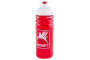 Shakery i bidony sportowe - ROMET Bidon 0,7L.czerwono-biały, logo (B0591) - miniaturka - grafika 1