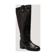 Kozaki damskie - Karl Lagerfeld Skórzane oficerki BROOKLYN - miniaturka - grafika 1