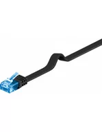 Patchcordy - Goobay Kabel Sieciowy RJ45 96345 U/UTP CAT 6A 5 m Czarny - miniaturka - grafika 1