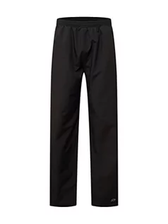 Odzież trekkingowa męska - Killtec Męskie spodnie przeciwdeszczowe z zamkiem błyskawicznym na nogawkach, pakowane - KOS 19 MN PNTS, czarne, L, 38281-000 - grafika 1