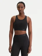 Bielizna sportowa damska - MICHAEL Michael Kors Biustonosz sportowy MR651Z2KND Czarny - miniaturka - grafika 1