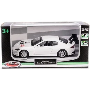 MSZ 1:43 Maserati GranTurismo MC GT4/biały - Samochody i pojazdy dla dzieci - miniaturka - grafika 1