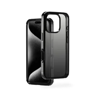 Etui na telefon komórkowy Extreme Protect do Apple iPhone 16 Pro (licencja Bumper D3O, odporna na uderzenia, upadki i pęknięcia, etui do ładowania indukcyjnego, gradientu kolorów), czarne - Etui i futerały do telefonów - miniaturka - grafika 1