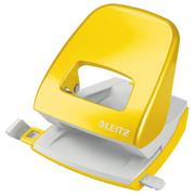 Dziurkacze - Dziurkacz 5008 LEITZ WOW metaliczny żółty 30k. 10 lat gwarancji 50081016 - miniaturka - grafika 1