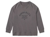 Swetry dla dziewczynek - pepperts!® Bluza dziewczęca z bawełną organiczną (Szary, 134-140) - miniaturka - grafika 1