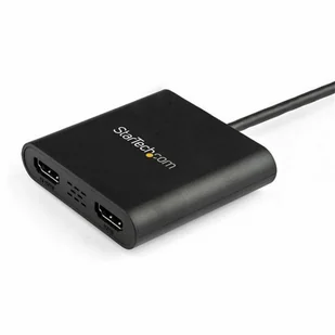 StarTech com com Adapter USB 3.0 na podwójny HDMI - 4K 30Hz - zewnętrzna karta wideo i graficzna - podwójny adapter wyświetlacza - obsługuje system Windows (USB32HD2), czarny USB32HD2 - Adaptery i przejściówki - miniaturka - grafika 2