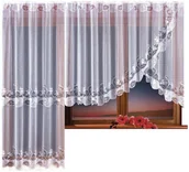 Firany - Delicja 300x150cm firana z kpl. balk. (na okno) - miniaturka - grafika 1