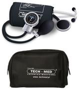 Ciśnieniomierze i akcesoria - Tech-Med Ciśnieniomierz zegarowy TM-Z/S Biały stetoskop 23143 - miniaturka - grafika 1